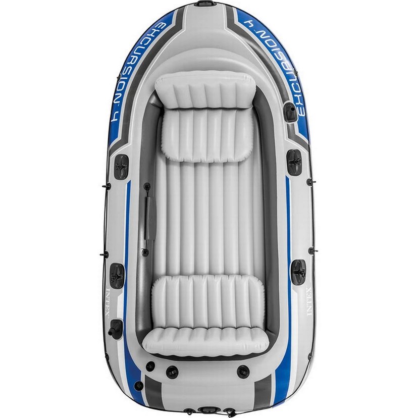 Mavi Gri Şişme Kürekli Bot Intex Excursıon 4 Şişme Bot Set 315 - Görsel 4