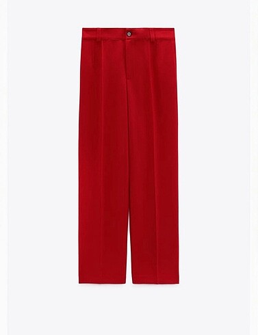 Zara kırmızı pantolon