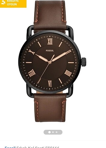 Fossil erkek saat kullanılmamış