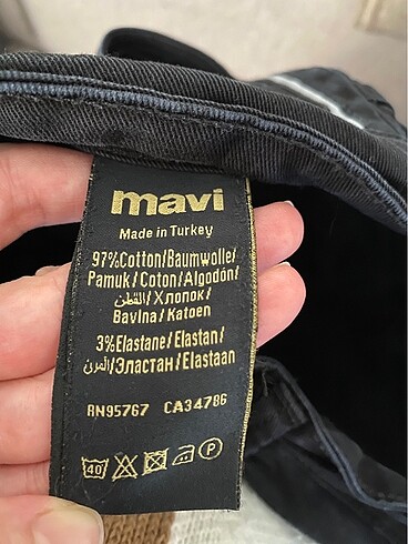 38 Beden Mavi jeans pantolon