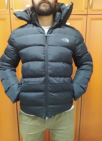 xl Beden siyah Renk THE NORTH FACE kışlık sıfır mont