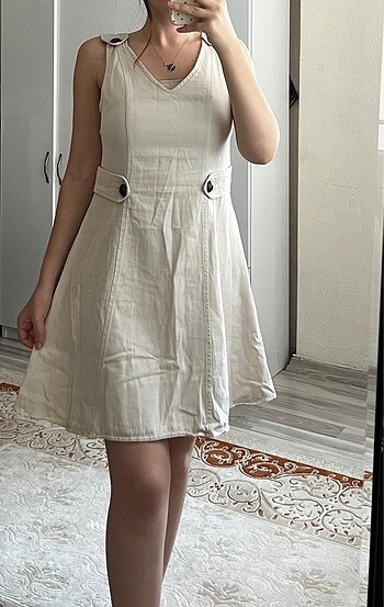 Bej elbise