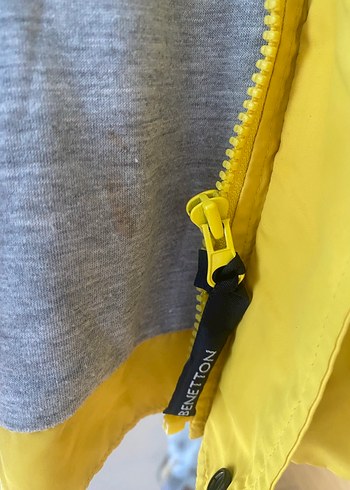 Benetton Sarı Erkek çocuk Yağmurluk - Görsel 5