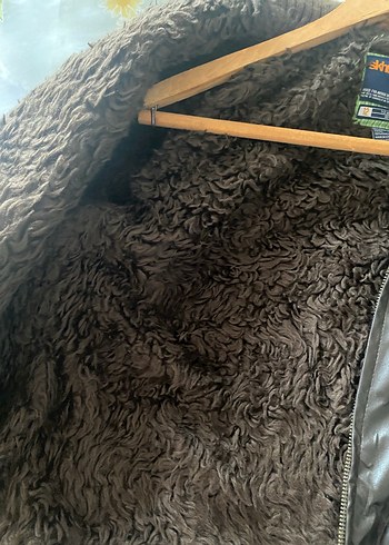 Zara erkek çocuk deri içi polar armalı mont - Görsel 7