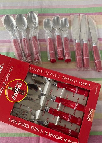 Coca-Cola 16 Parça Çatal Kaşık Bıçak Seti - Görsel 3