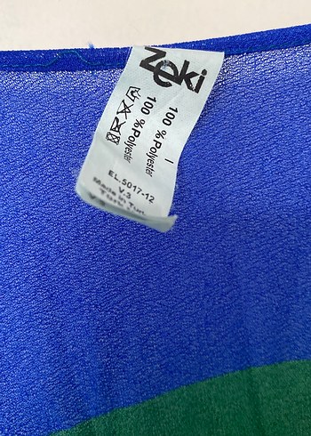 Zeki triko Kadın Yeşil Bohem Tarzı Drapeli deniz elbise - Görsel 2