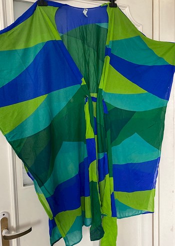 Zeki triko Kadın Yeşil Bohem Tarzı Drapeli deniz elbise - Görsel 5