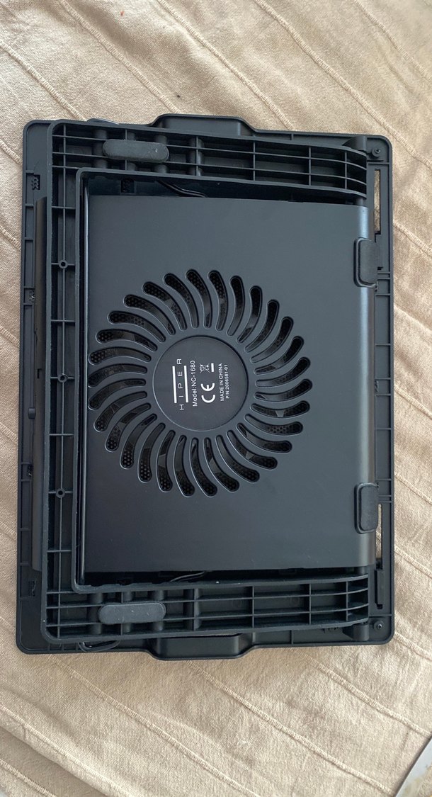 Siyah Dizüstü Bilgisayar Soğutucu Fan - Görsel 2