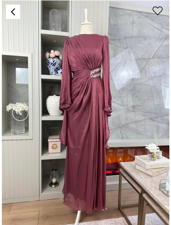 Bordo Uzun Drapeli Bohem Kadın Elbise - Görsel 3