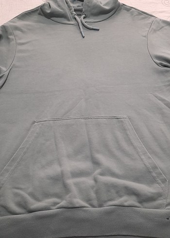 Gri Erkek Kapüşonlu Sweatshirt