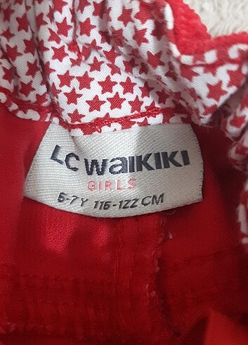 LC Waikiki Kız Çocuk Kırmızı Kot Etek