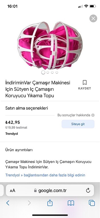 Diğer Çamaşır yıkama topu