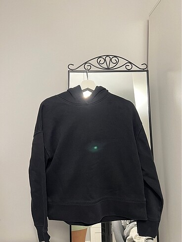 zara siyah sweatshirt