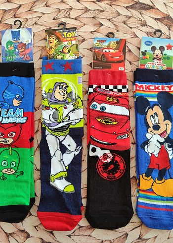 Renkli Baskılı Erkek Çorapları - Görsel 2