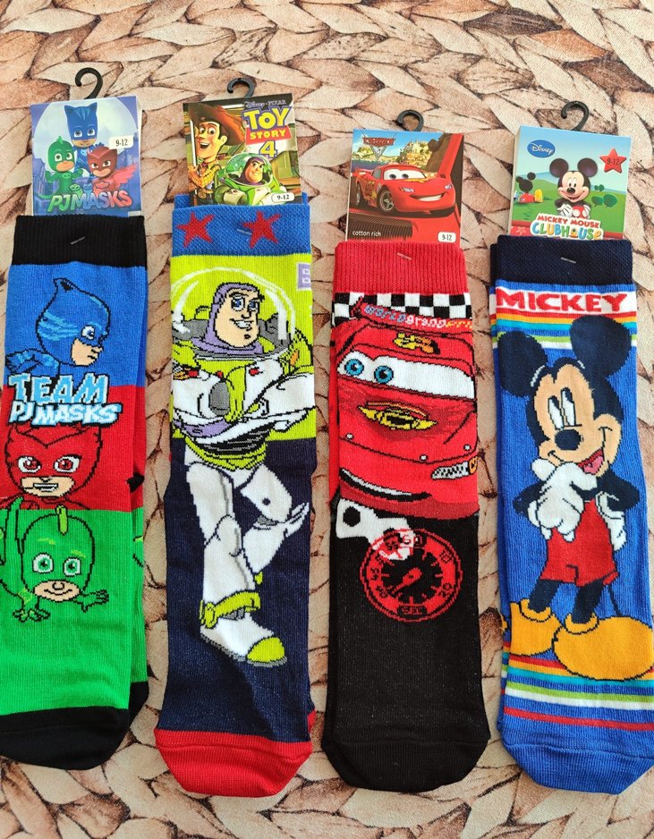 Renkli Baskılı Erkek Çorapları - Görsel 2