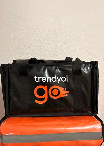 Diğer Turuncu Baskılı Trendyol çanta takımı