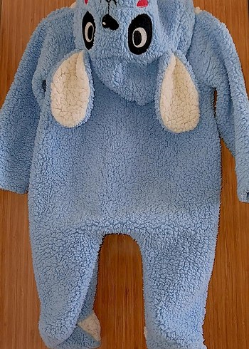 Mavi Triko Bebek Tulumu - Görsel 2