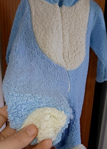 Mavi Triko Bebek Tulumu - Görsel 3