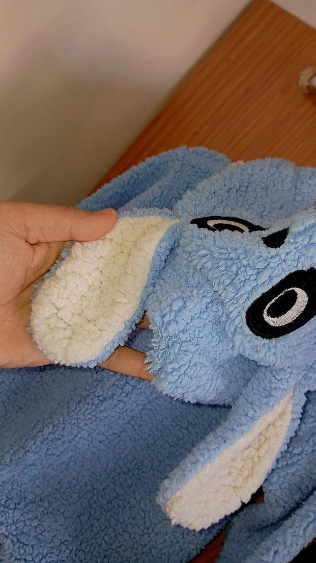 Mavi Triko Bebek Tulumu - Görsel 4