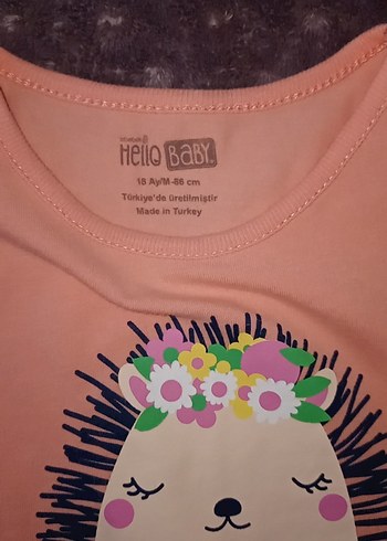 Kız Çocuk Pamuklu Renkli Baskılı Elbise - Görsel 5