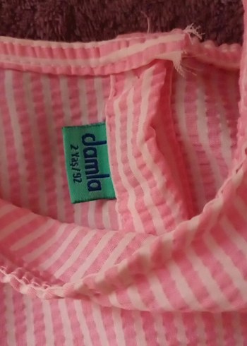 Pembe Kolsuz Kız Çocuk Elbisesi - Görsel 2