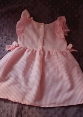 Pembe Kolsuz Kız Çocuk Elbisesi - Görsel 3