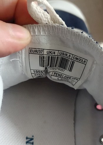 Kadın Lacivert Bağcıklı Günlük Spor Ayakkabı - Görsel 6