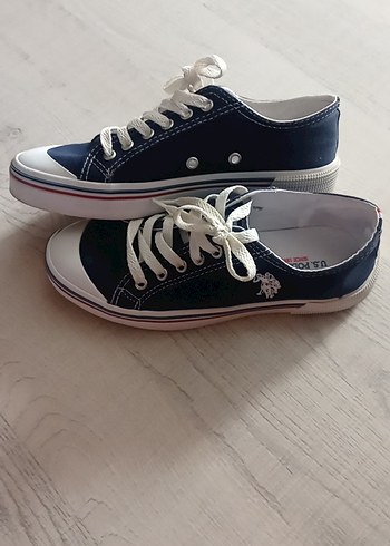 Kadın Lacivert Bağcıklı Günlük Spor Ayakkabı - Görsel 5