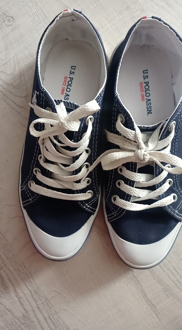 Kadın Lacivert Bağcıklı Günlük Spor Ayakkabı - Görsel 3