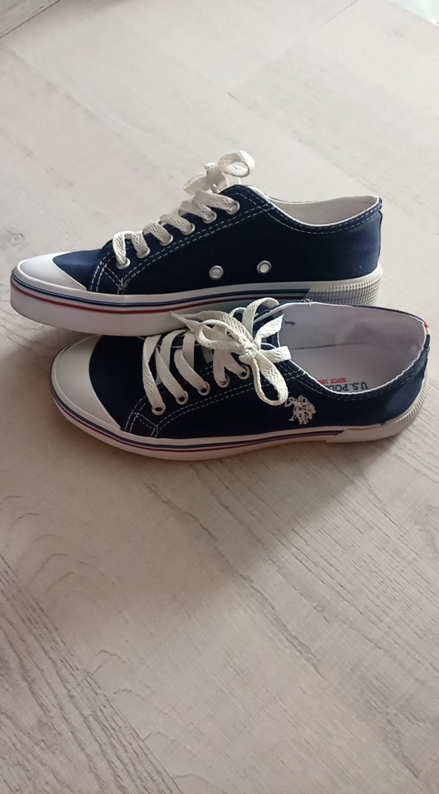 Kadın Lacivert Bağcıklı Günlük Spor Ayakkabı - Görsel 5