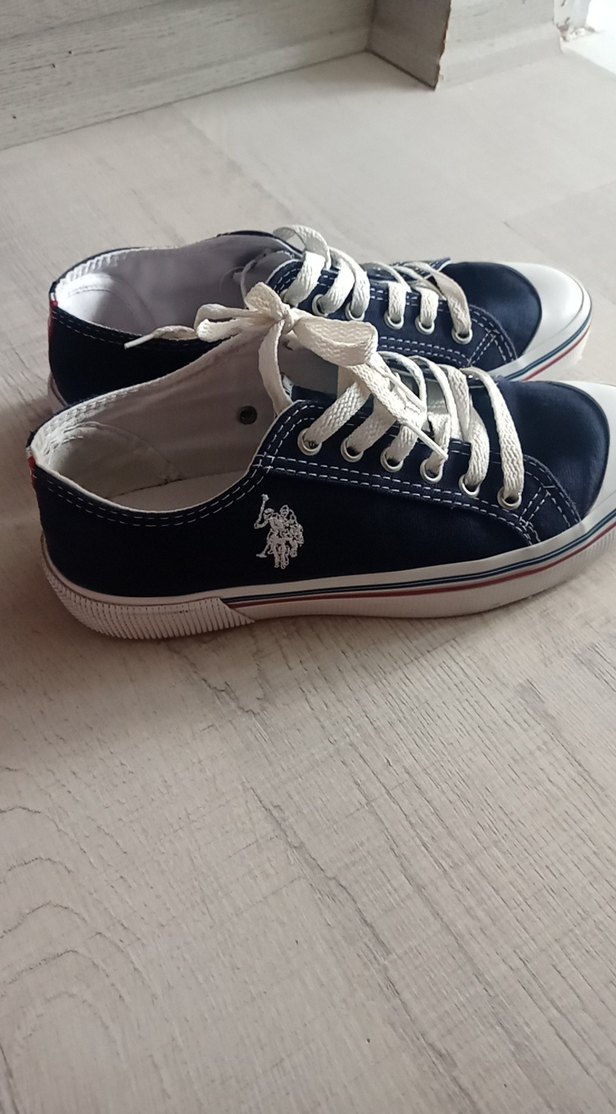 Kadın Lacivert Bağcıklı Günlük Spor Ayakkabı - Görsel 2