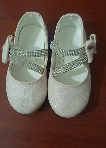 Kız Çocuk Beyaz Fırfırlı Bale Ayakkabısı - Görsel 5