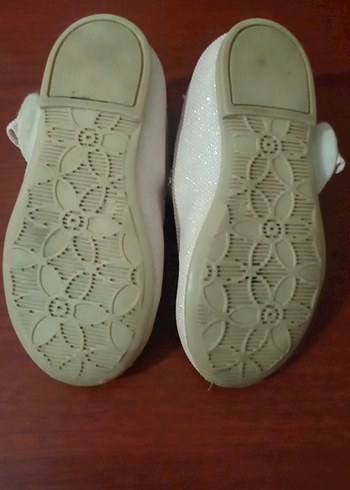 Kız Çocuk Beyaz Fırfırlı Bale Ayakkabısı - Görsel 6