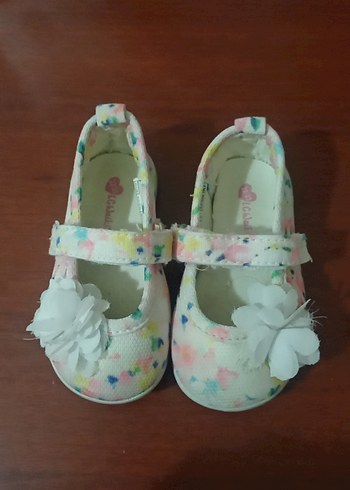 Kız Çocuk Beyaz Fırfırlı Bale Ayakkabısı - Görsel 2