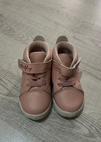 Kız Çocukları için Pastel açık pembe Sneaker - Görsel 2