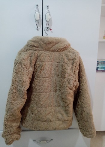 m Beden camel Renk Peluş mont