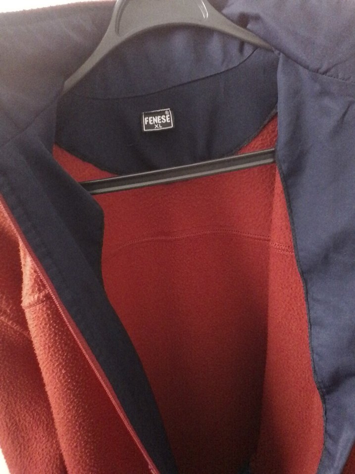 Fermuarlı Polar Ceket sweat XL - Görsel 4