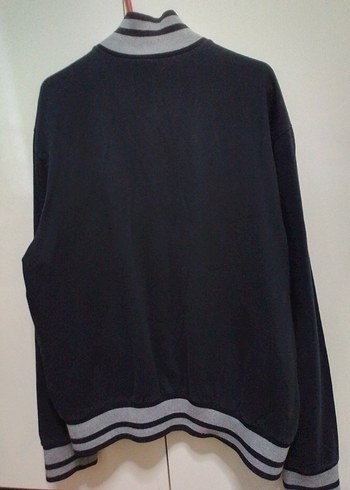 Vintage tarz fermuarlı Sweatshirt L - Görsel 2