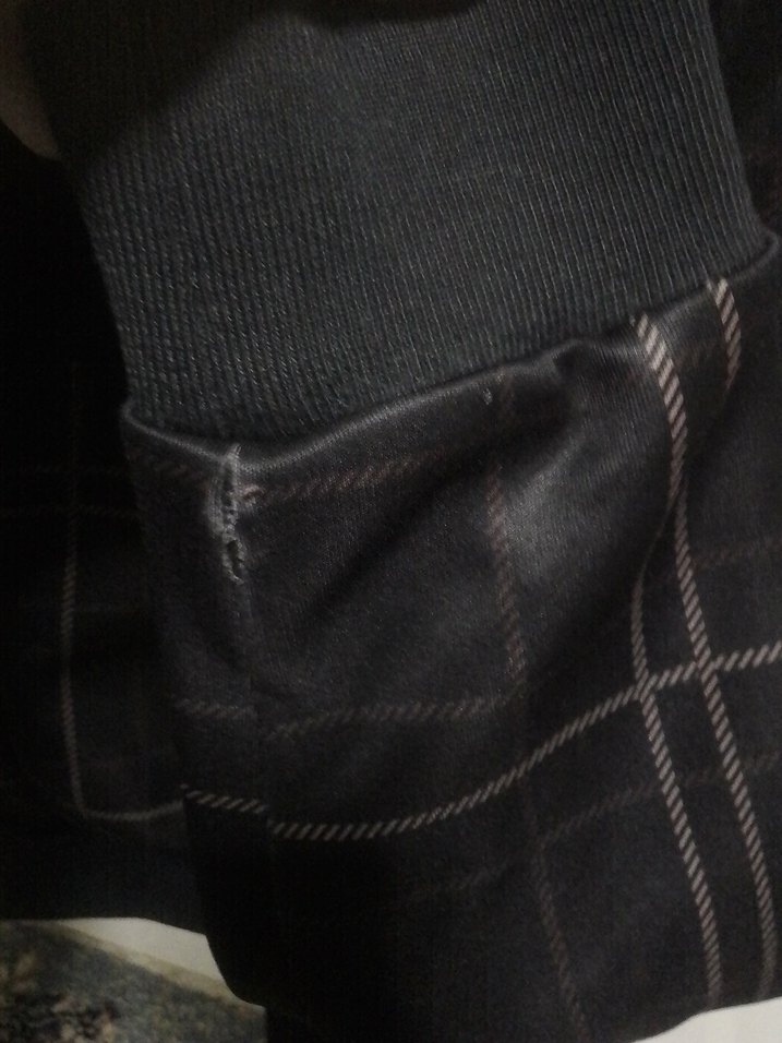 ZARA içi polar kapüşonlu mont L - Görsel 4