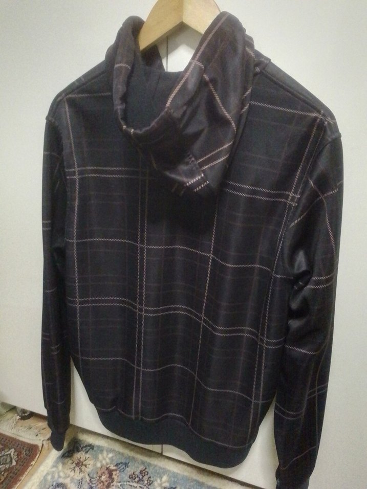 ZARA içi polar kapüşonlu mont L - Görsel 3