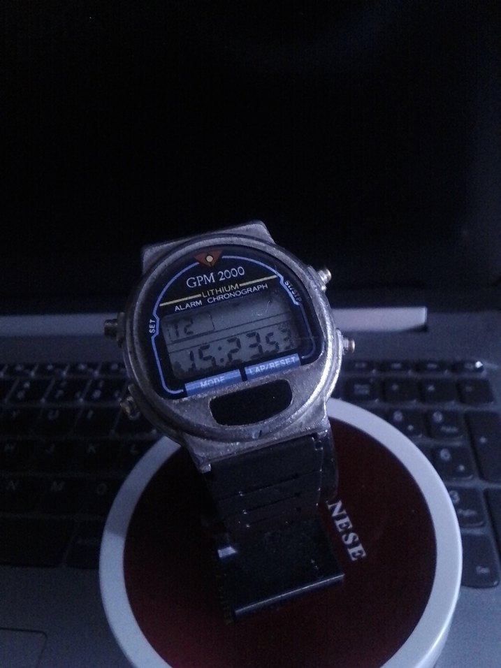 80'ler gpm2000 vintage dijital saat - Görsel 3