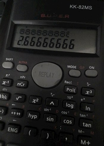 Diğer Siyah Bilimsel Hesap Makinesi KK-82MS