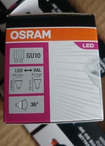 Diğer Osram GU10 duylu 4.5 watt led ampul
