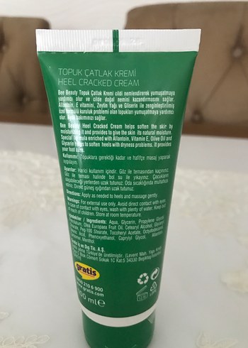 Bee Beauty Topuk Bakım Kremi 100 ml - Görsel 3