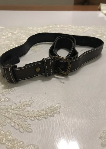 Kahverengi Deri Kadın Kemer - Görsel 2