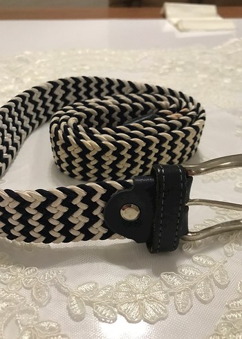 Lacivert beyaz kemer - Görsel 3