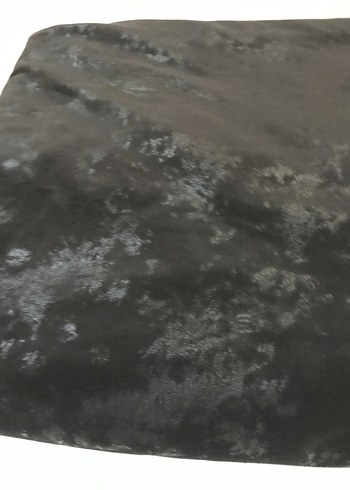 Kadın Siyah Nubuk üzeri baskılı kumaş - Görsel 2