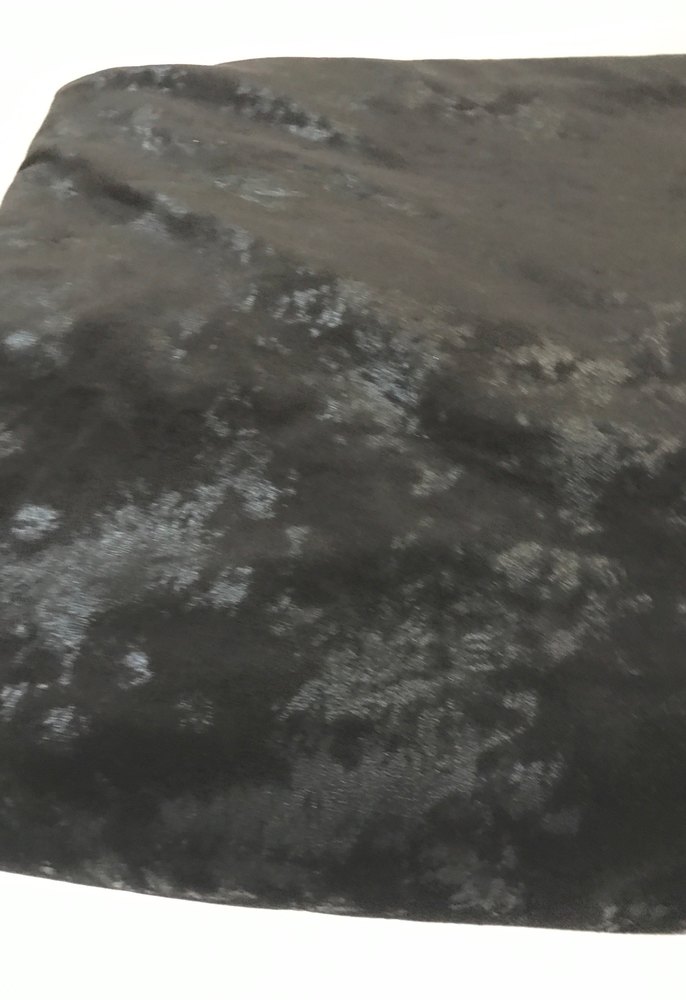 Kadın Siyah Nubuk üzeri baskılı kumaş - Görsel 2