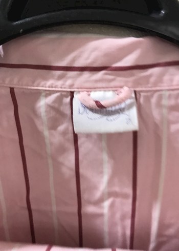 Pembe Çizgili Pamuklu pijama takımı - Görsel 3