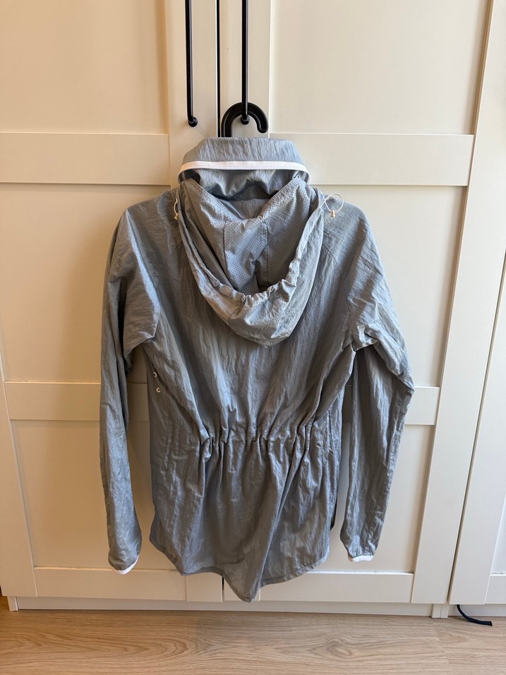 Nike Gri Midi Boy Rüzgarlık Fermuarlı - Görsel 3